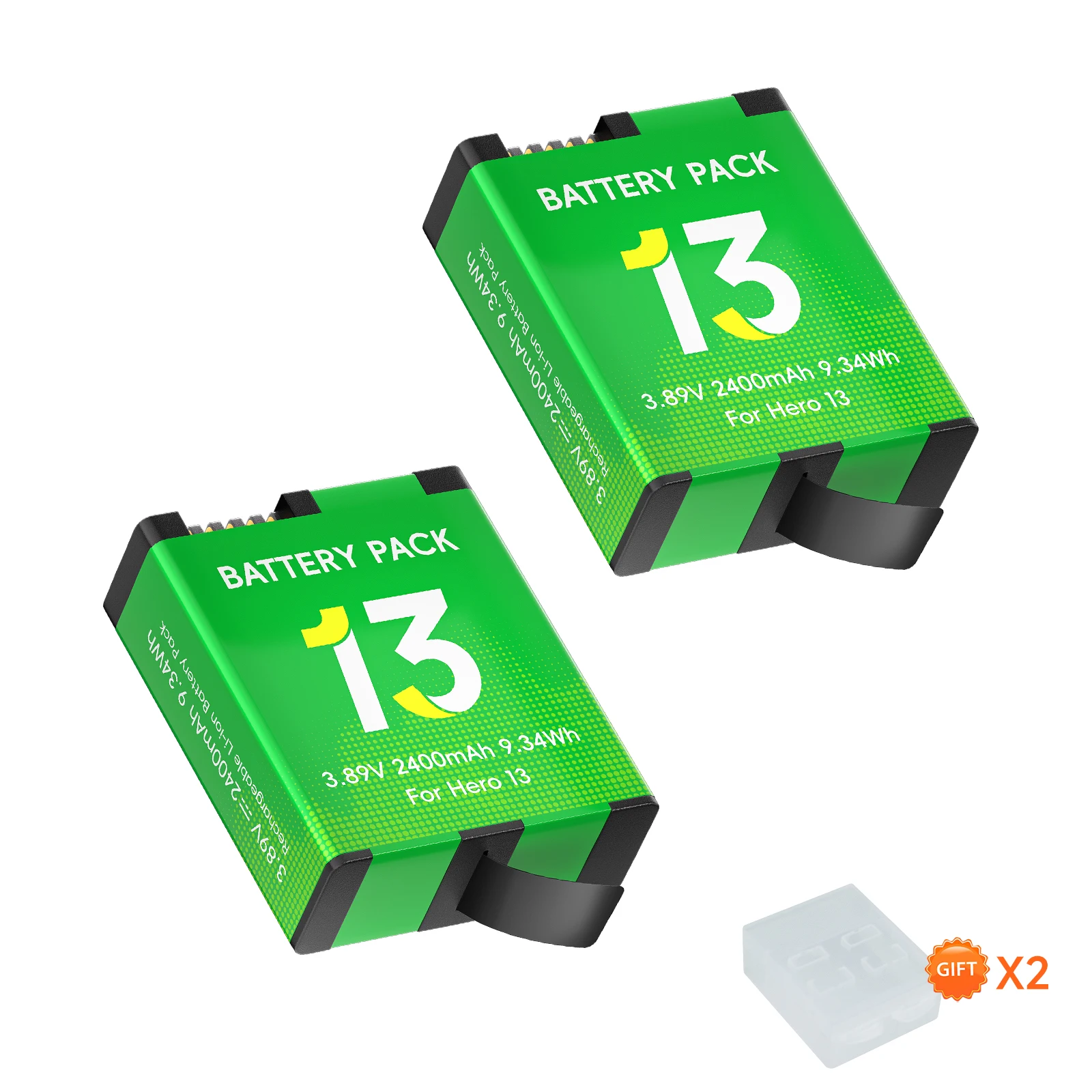 2PCS Battery