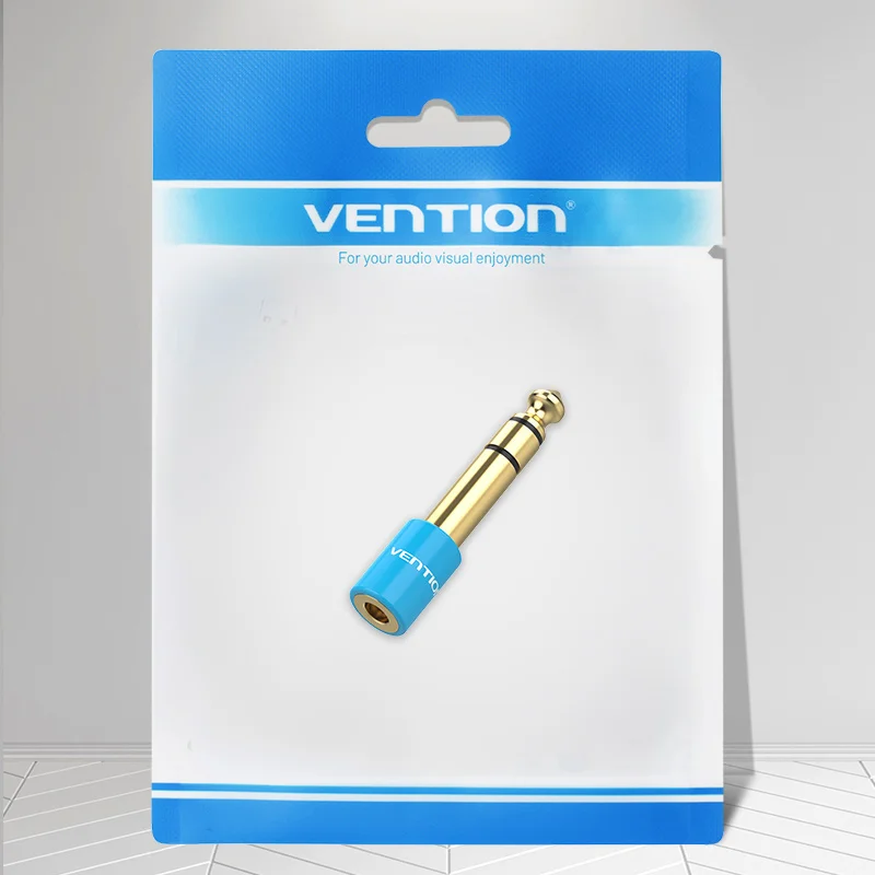 Vention 6.5mm na hever 3.5mm mikrofon audio zátka pro zesilovač elektrický kytara adaptér aux kabel 3.5 hever 6.35 konvertor