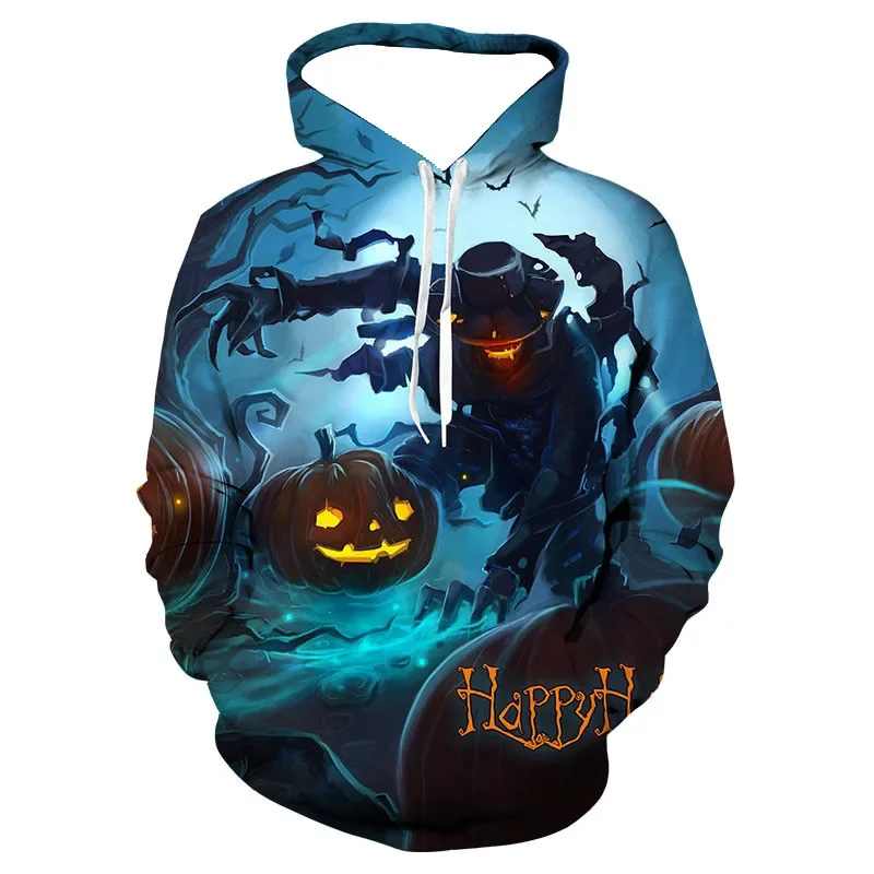 เสื้อฮู้ดแขนยาวลายหัวกะโหลกสำหรับเด็ก/ผู้ใหญ่ ขายดี เหมาะสำหรับใส่ออกกำลังกายกลางแจ้ง ชุดกีฬา เสื้อคลุม ของขวัญวันฮาโลวีน