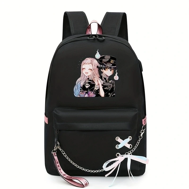 Anime Toilet-Bound Hanako Capacity Backpack Women Men Laptop Backpacks Oxford School Bags Teen College Student Mochilas