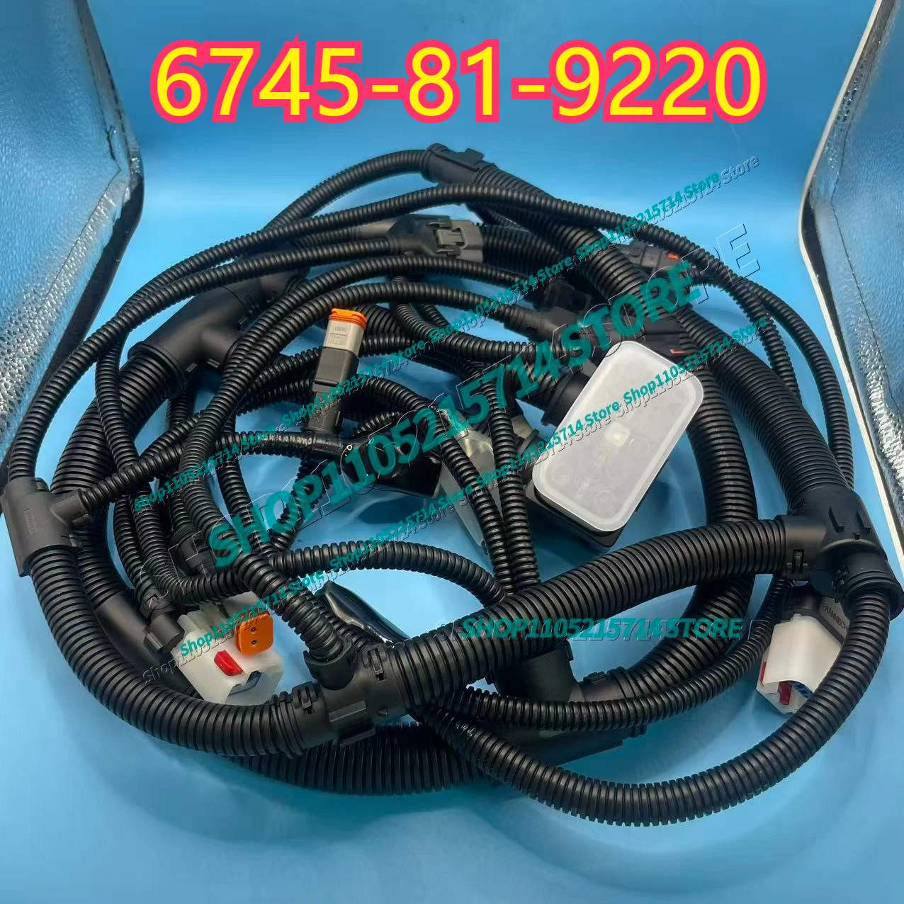 6745-81-9220 Engine Wiring Harness 6D114 Fits For Komatsu PC300-7 EO PC350-7 EO Excavator Parts