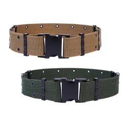 Dull-Ceinture en Tissu de Style Armée pour Homme, Accessoire en Toile Décontracté, de Luxe, de Styliste, pour Jeans, Sangle de dehors Militaire avec Ceinture Réglable