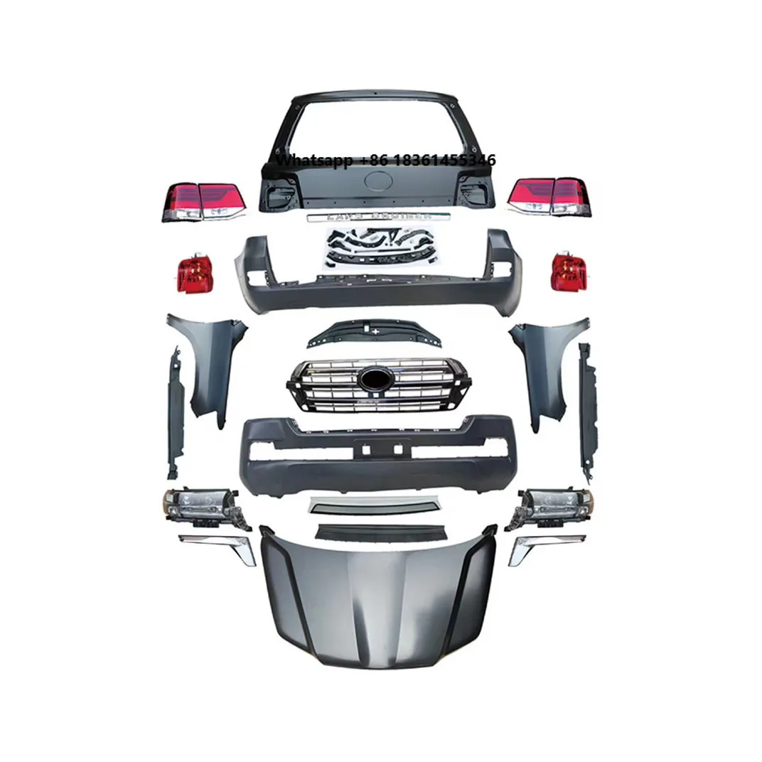 

car bumper for land cruiser lc200 2012 to 2016 front rear bumper with grille headlights taillights