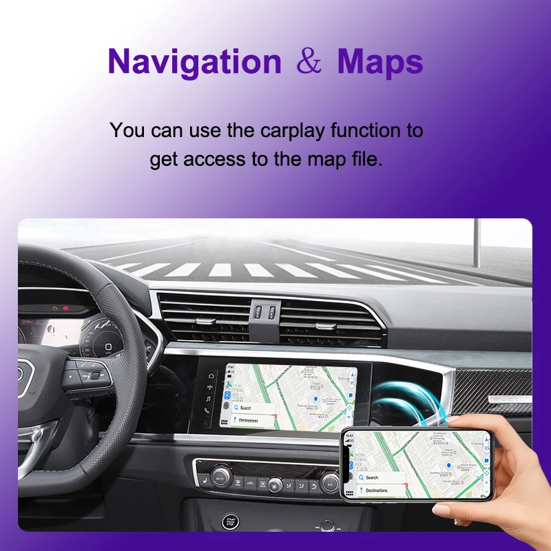AUTOTOP Drahtlose Carplay Android Auto Spiegel Link Modul Box Für Audi A1 Q3 2019-2021 MIB2-Pluas System Interface decoder – Detail 6
