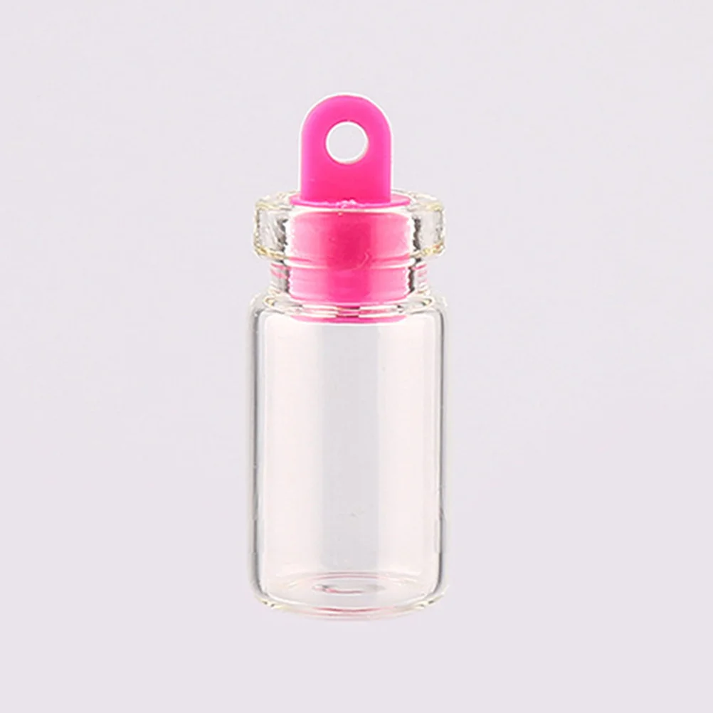 

50 Pcs Simple Mini Bottle Small Clear Bottles Plants Water Glass with Cork Wish Jar