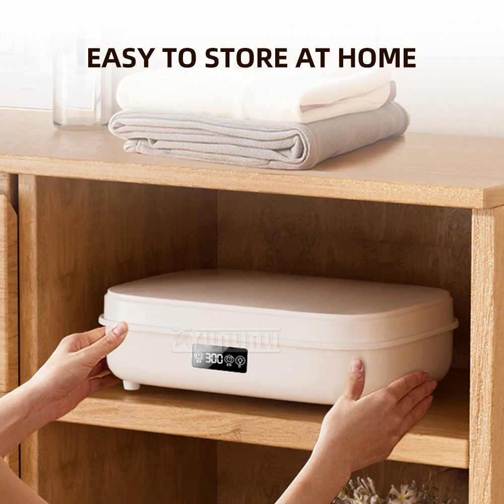 

500 Вт сушилка для нижнего белья, бытовая складная вешалка для одежды с сенсорным экраном для нижнего белья и стирки