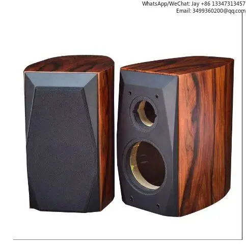 

L-065 HiFi Empty Speakers Dalbergia Cochinchinensis Veneer 6.5 Inch/ 8-inch Bookshelf Speaker Box