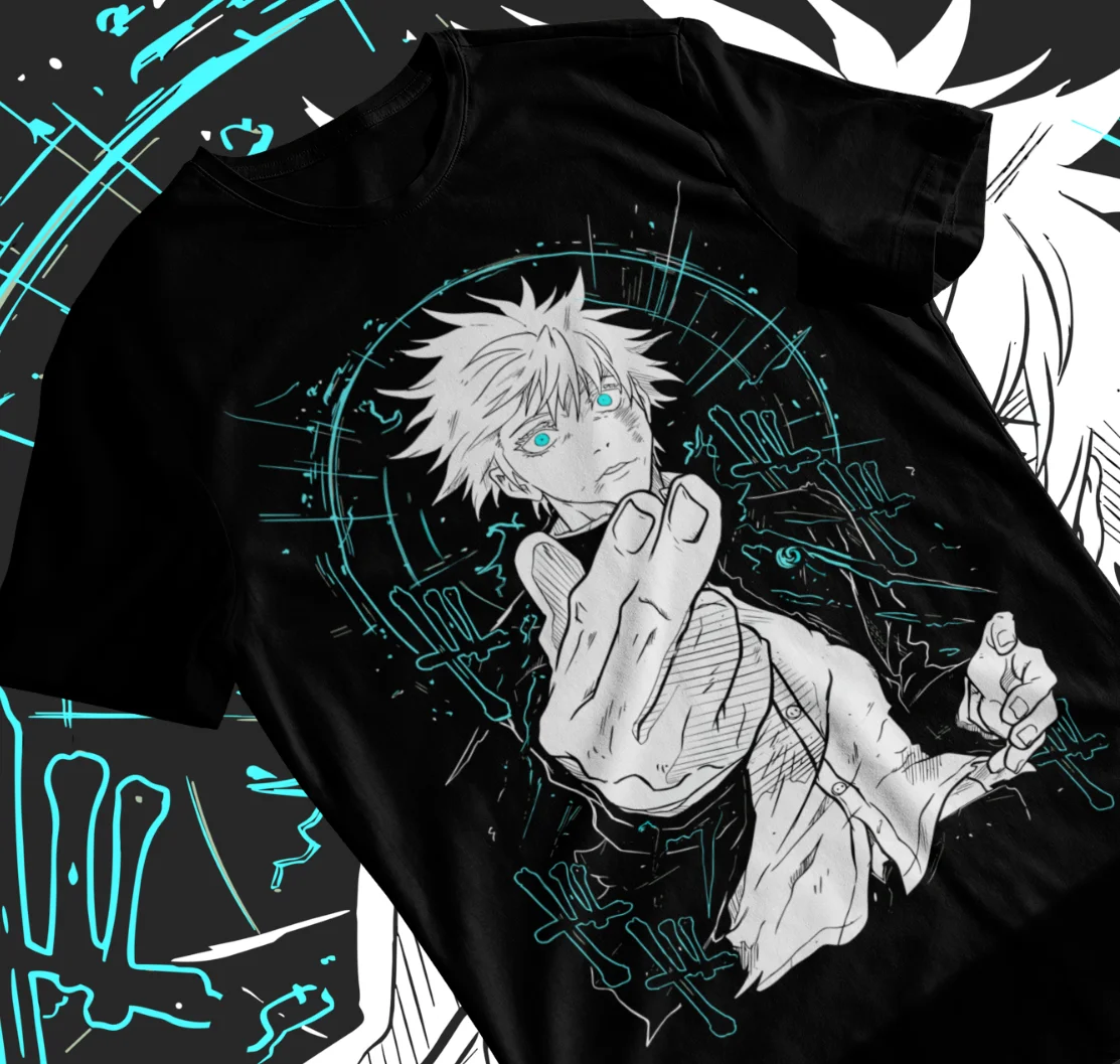 Jujutsu Kaisen Gojo Satoru Megumi Yuji T-Shirt Anime Manga T-Shirt Soft Tee