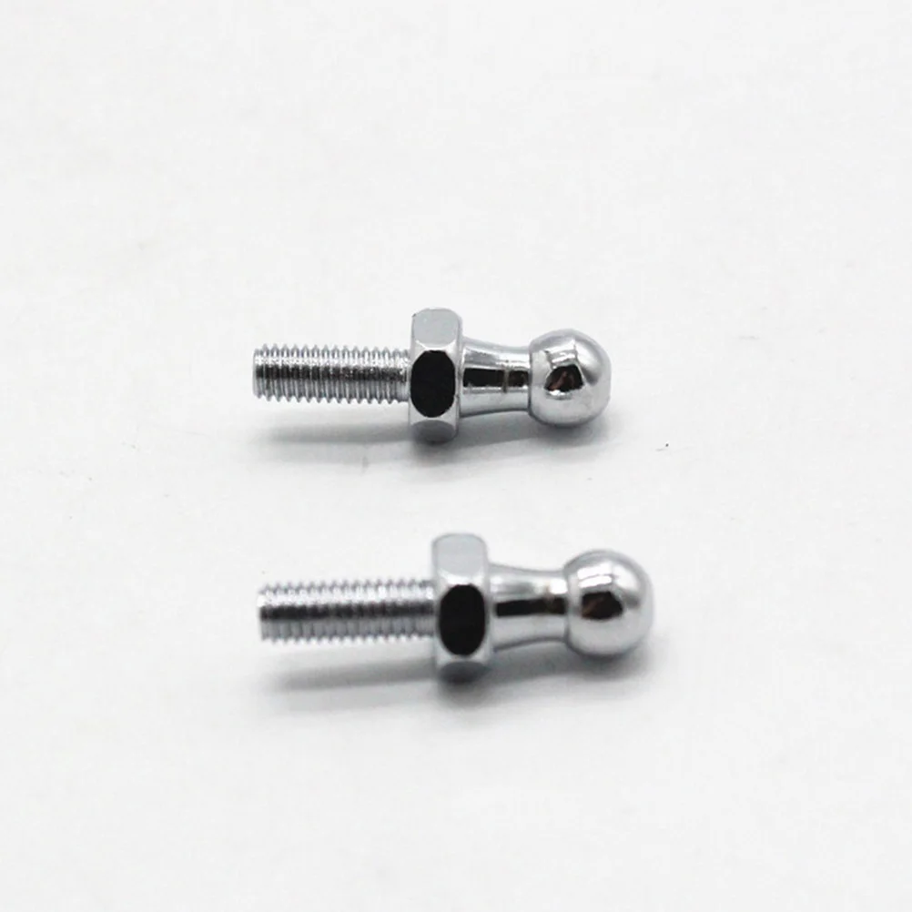 

2Pcs Ball Head Bolt Premium Galvanized Steel Durable Practical Car Thread Bolt Screw Bonnet Accessory Ball Head Bonnet