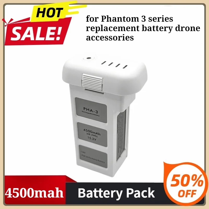 

New for Phantom 3 Series Replacement Battery Drone Accessories for Phantom 3 Battery 4500mah Flight Time 24 Minutes