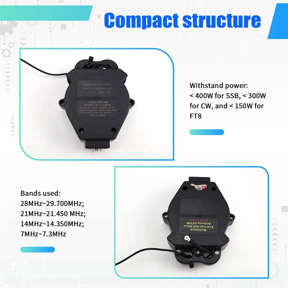 JYR4010-400W 4-Band…