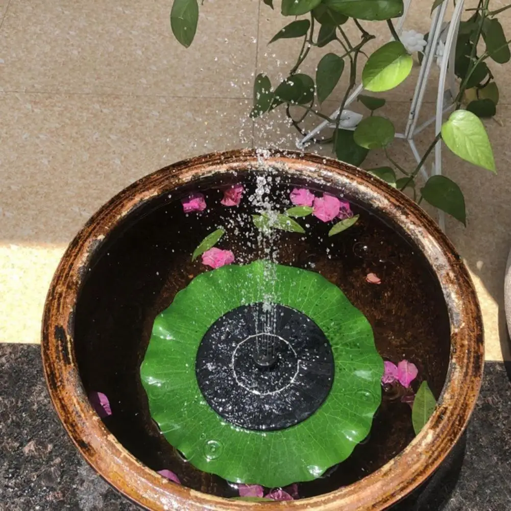 

Floating Solar Panel Pumps for Fountain - Elevate Bird Baths, Garden Outdoor Water Features with Ease