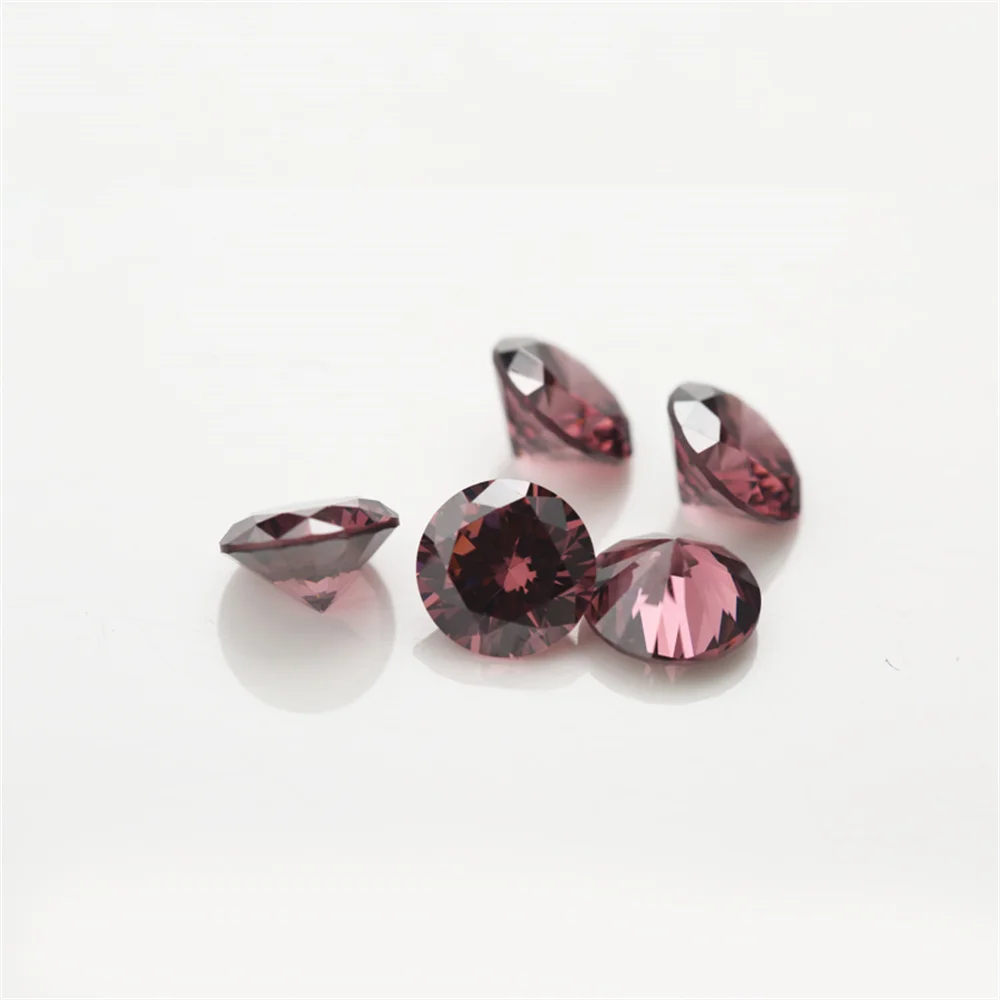 Small Size 0.8mm~2.0mm Round Shape Loose CZ Stone Multicolour AAAAA Cubic zirconia Material For Jewelry  Make