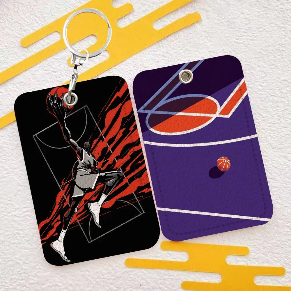 

Стильный кожаный брелок-картхолдер Nordic Colorful Sport для баскетбольных мячей, удобный для путешествий, для хранения необходимых вещей