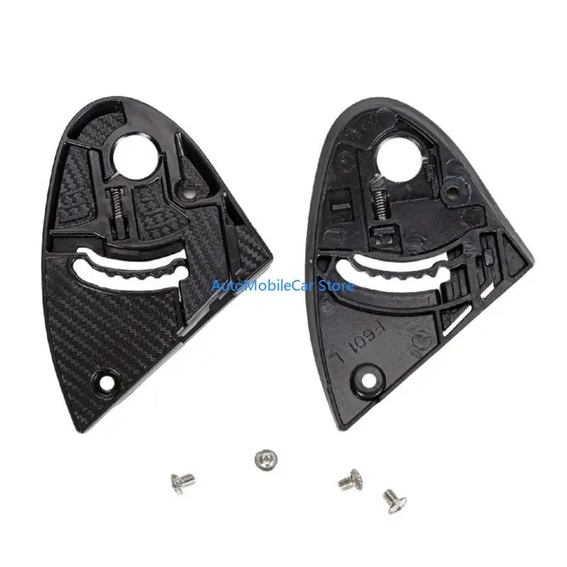 G8TE Motorbike Helmet Screen Lens Visors Mounting Fix Bracket Lens Holder For GXT601 602 DV610 Motorcyclists 2pcs