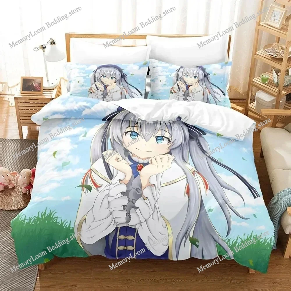 

Seirei Gensouki Premium Luxury Bedding Set Japan Cartoon Soft Duvet Cover Plush Comforter Bedspread Twin/Single Size Printed