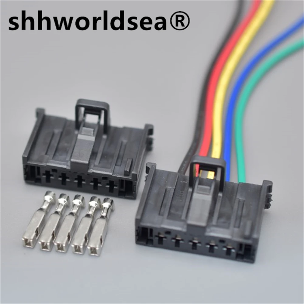 shhworldsea  auto socket 5pin 2.8mm For Citroen Peugeot Alfa Romeo Jumper Boxer Fiat Ducato 6450XR 55702407 Heater Blower