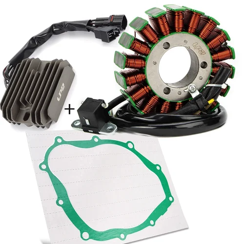 Imagen 1 del producto Bobina de estator y rectificador regulador para motocicleta con junta para Suzuki DL650 v-strom VStrom V Strom SV650 DL SV 650 2003-2012