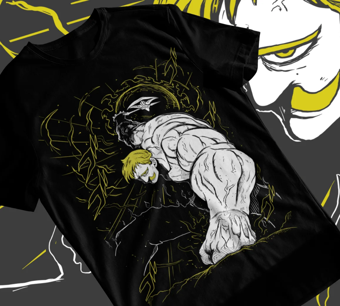 Escanor The Seven Deadly Sins,nanatsu taizai,Hawk,Ban,Anime Unisex Soft T-Shirt