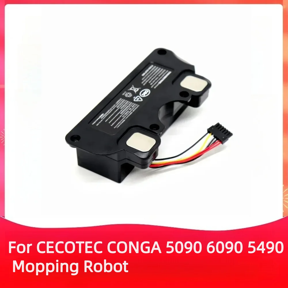 

High Capacity 14.8V 6500mAh Battery Pack for CECOTEC CONGA 5090 6090 5490 Mopping Robot, Long-lasting Power Supply