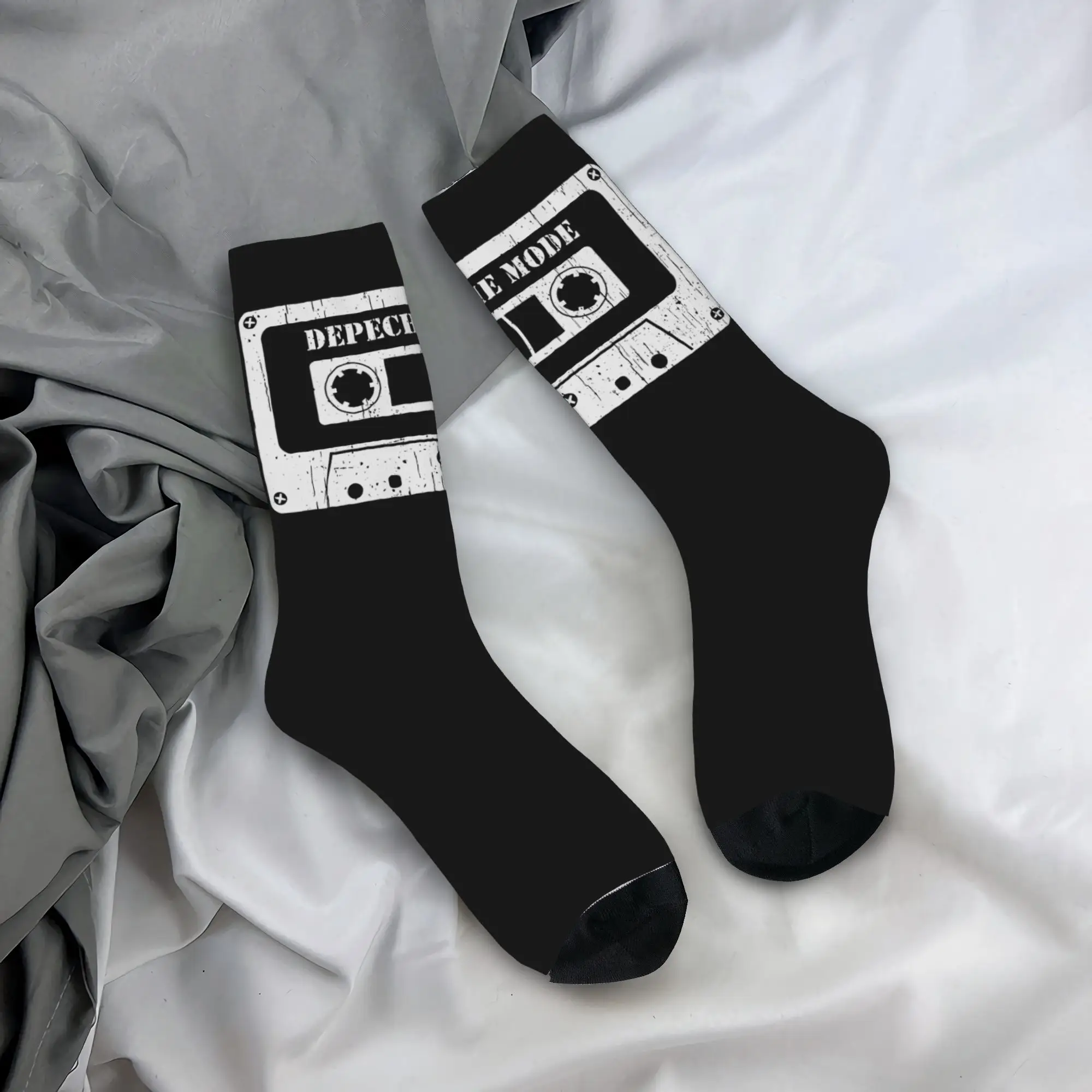 

Custom Fashion Men's Electronic Rock Depeche Cool Mode Dress Socks Unisex Comfortable Warm 3D Printing Crew Socks
