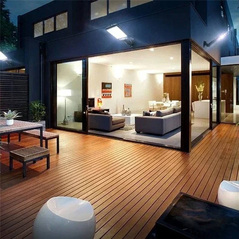 ABDJ-108 COB Sensor Street 3 Light Modes Outdoor Waterproof Security Solar Lamps Remote Control Light