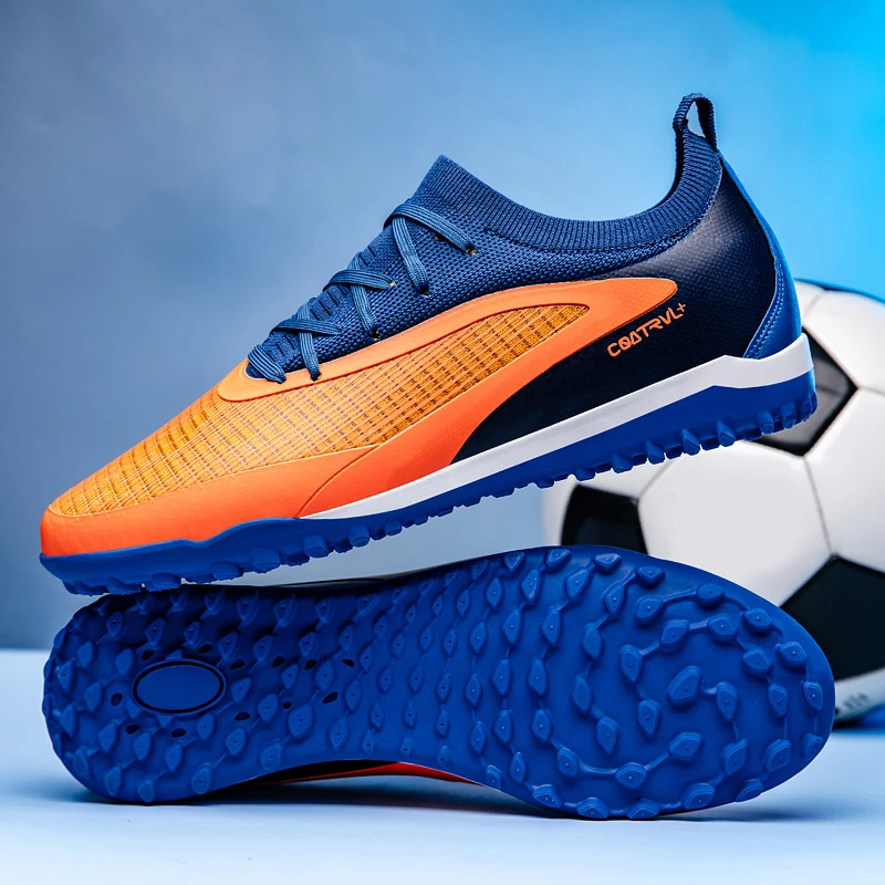 Nowe męskie profesjonalne miękkie buty piłkarskie, sneakersy, buty do meczów, ultralekkie buty do futsalu, wysokiej jakości korki TF/FG, unisex, hit sprzedaży.