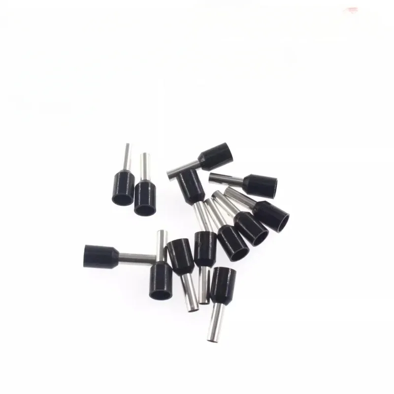 100pcs/lot E1508 Bootlace Cooper Ferrules Kit Set Wire Copper Crimp Connector Insulated Cord Pin End Terminal 5 color E1508