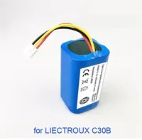 2024 New Original Battery for LIECTROUX C30B Robot Vacuum Cleaner 14.4v 6800mAh, Lithium Cell 1pc/pack