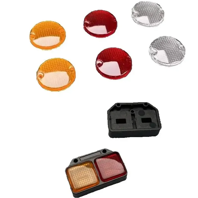 

1:14 Scale Plastic Lampshade Tail Light Cover Parts for Tamiya RC Truck Tipper SCANIA 770S MAN TGX Hino DIY