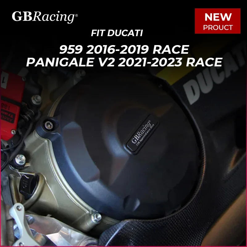 

GBRacing For DUCATI 959 Engine Cover Set 2016-2019 899 Alternator Cover 1199 Clutch Cover 2012 - 2014 & V2 Panigale 2020-24