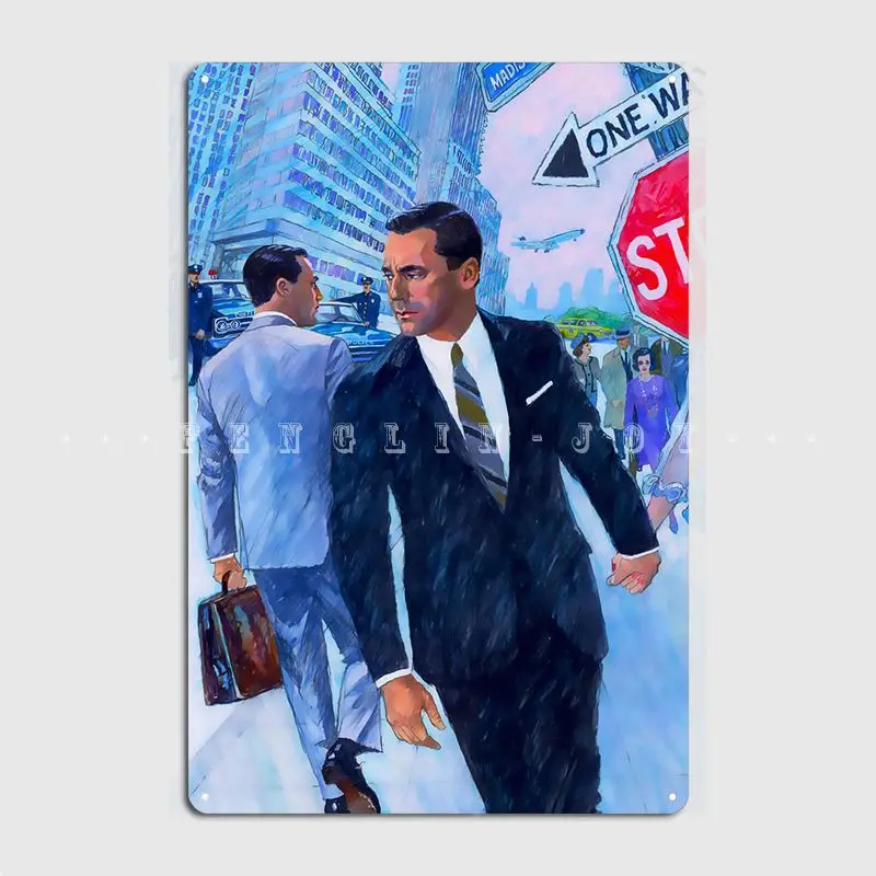 Mad Men Metal Sign Pub Club Bar Customize Poster Tin Sign Posters