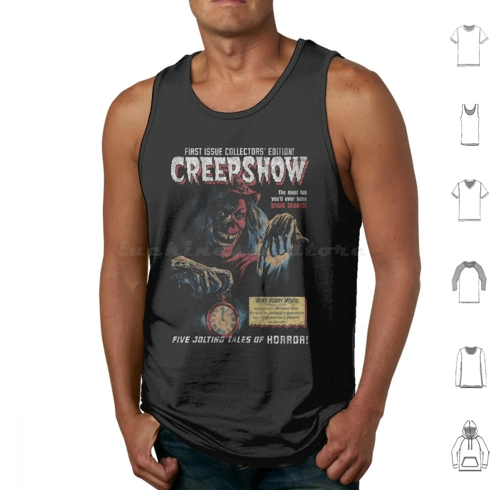 Creepshow Horror Movie Vintage Tank Tops Vest Sleeveless Creepshow Stephen King Creepshow 2 Horror Horror Movies