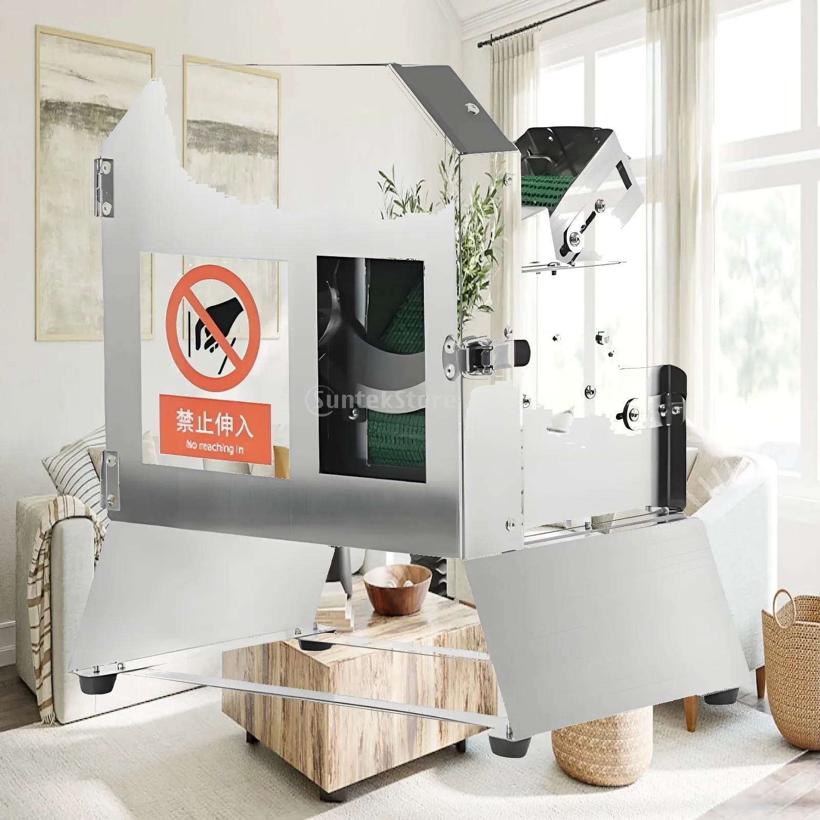 Conveyor-Fed Vegetable Cutter Safe Automatic Veggie Cutter Kitchen Appliance Rust-Resistant for Restaurant Owners