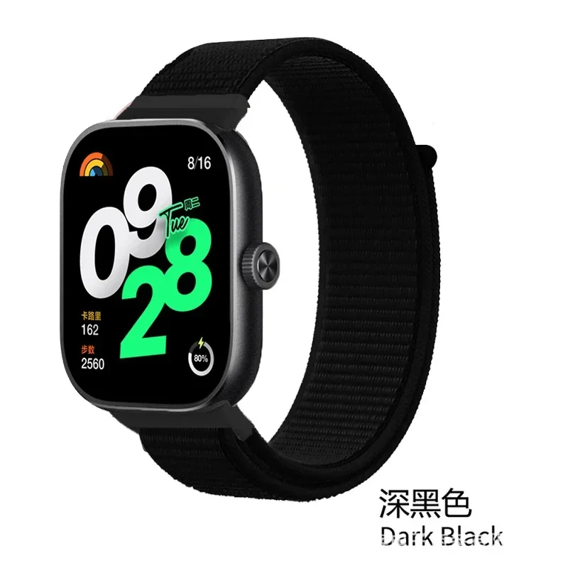 Cinturino ad anello in nylon per Xiaomi Redmi Watch 4 Comodo cinturino da polso sostitutivo per accessori per cintura Xiaomi Mi Band 8 Pro