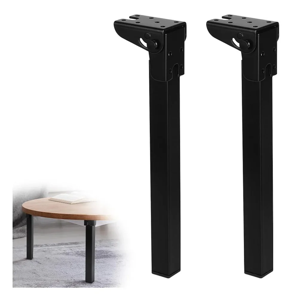 2Pcs Folding Table Legs Furniture 90° Table Legs Iron 43x8x4cm For Table Bed Sofas Hardware For Home Improvement Decoration