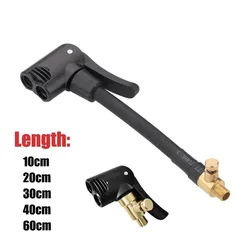 Auto Air Pump Extension Tube Nozzle Adapter Mouth with Deflate Hose Air Inflator Electric Pump Connector Accessories