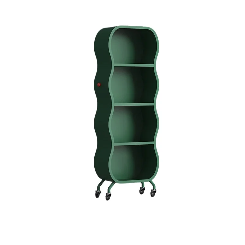 CX Floor-standing Multi-Layer Storage Movable Rotating Display Shelf