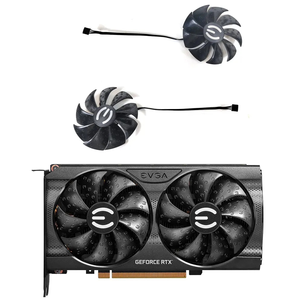 

87MM New RTX3050 RTX3060 PLA09215S12H Video Card Fan For EVGA GeForce RTX 3050 3060 3060 Ti XC GAMING Graphics Card Cooling Fan