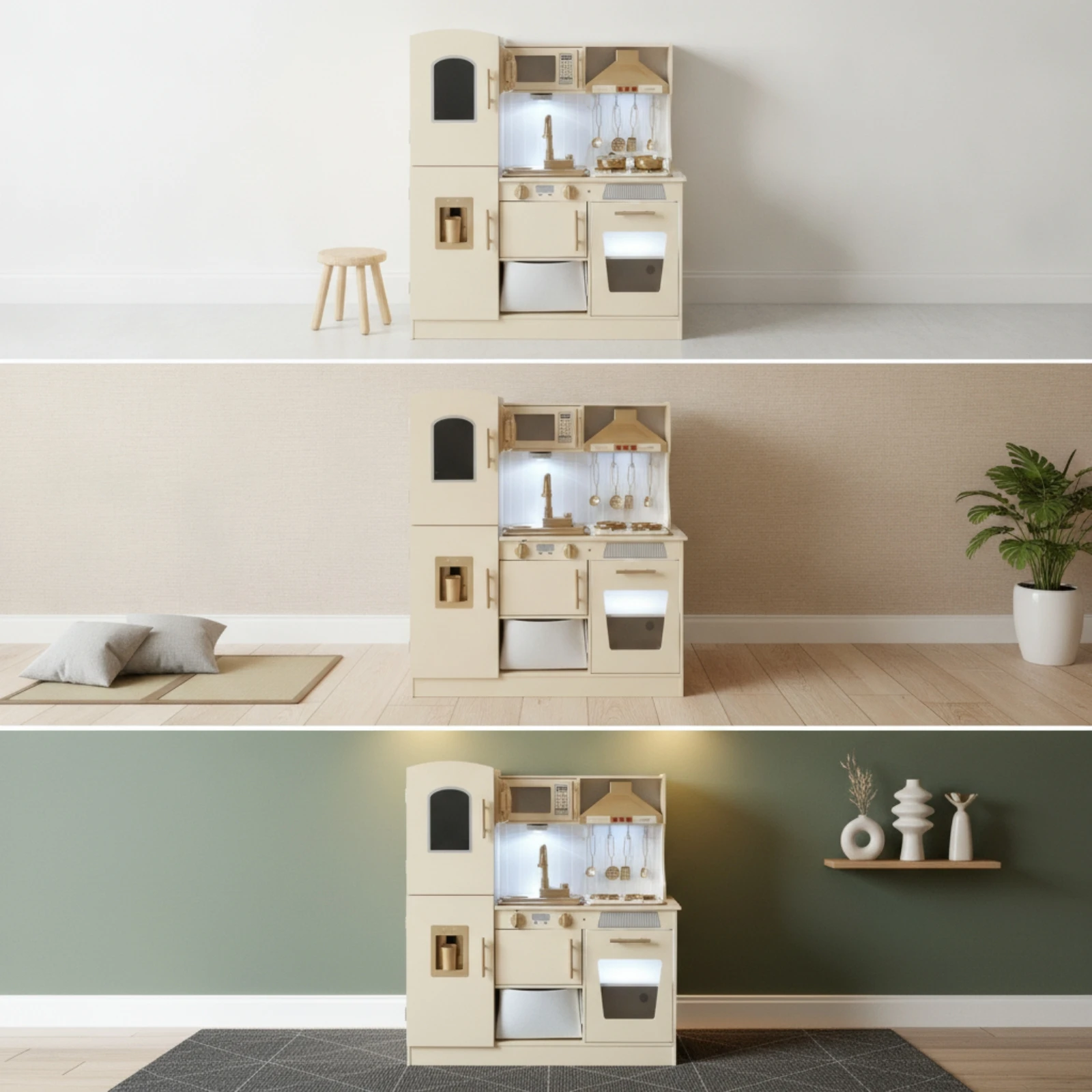 Wooden Play Kitchen Ahorra Esp - đánh giá và giá Kids Outdoor Kitchen