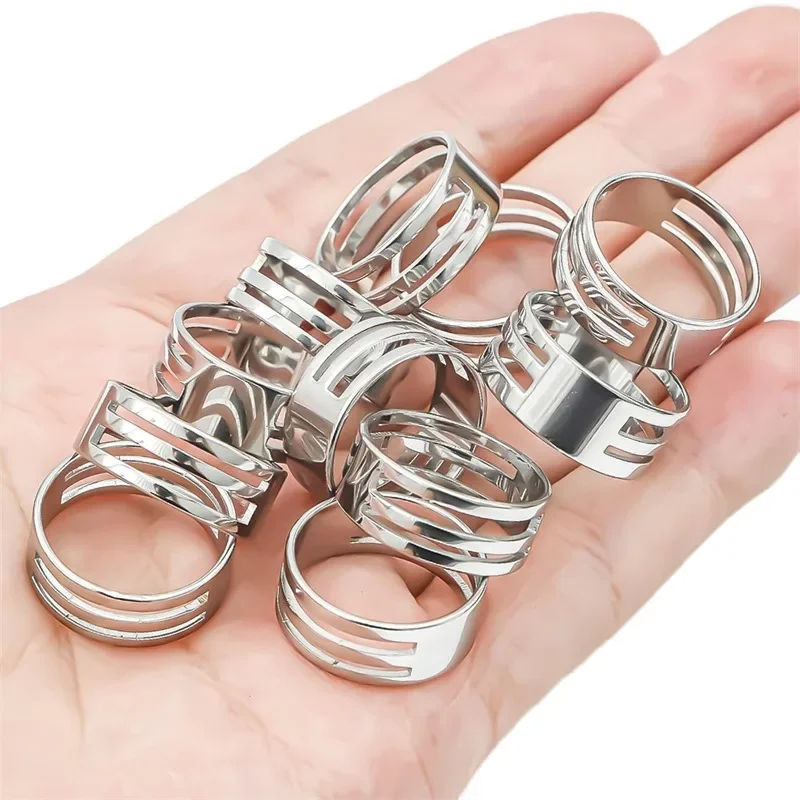 

1Pcs Stainless Steel Finger Circle Ring Opening Helper For Jewerly Making DIY Findding Accessories Jump Rings Open&Close Tools