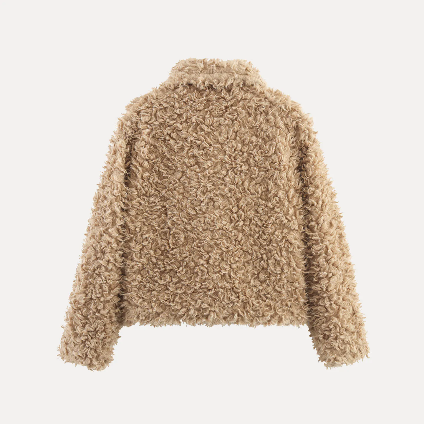 우아하고 세련된 여성용 가죽 및 모피 코트 표준 핏 중국 브랜드 Z Youth 적절한 가을 2025 스타일