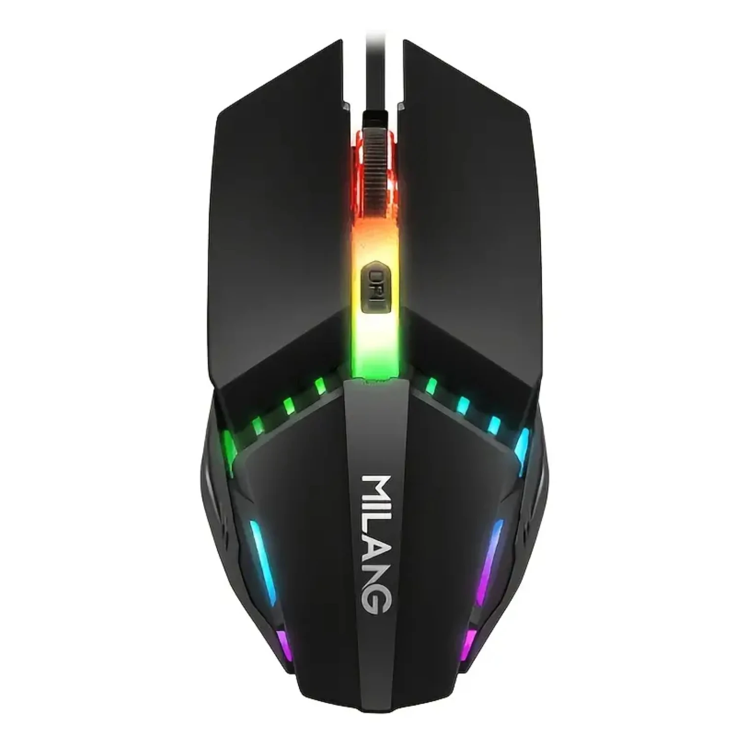 LED Gaming Mouse with Stunning Lighting, High Precision USB Wired for Desktop Computer and Notebook Laptops