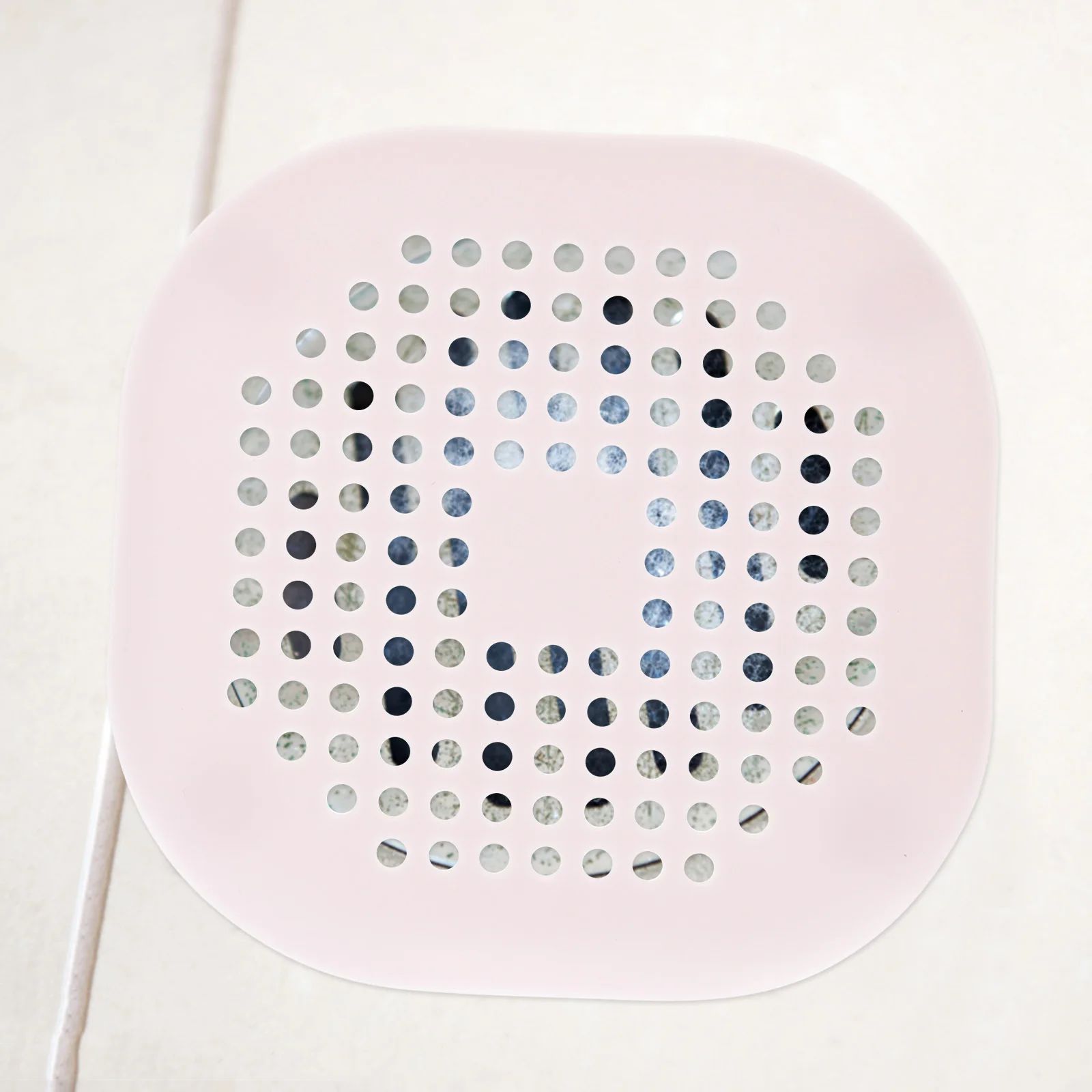 

4Pcs Bathroom Drain Cover Hair Stopper Thickened Square Shower Kitchen Bathtub Anti Blockage Shower Drain Hair Catcher
