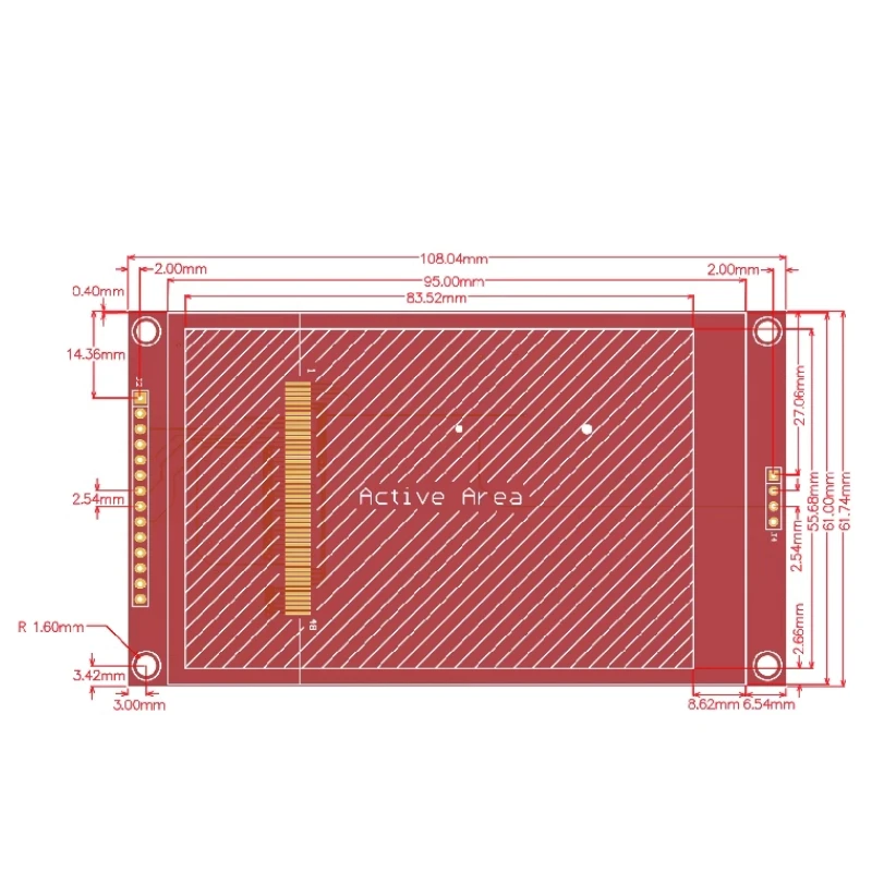 Módulo pantalla táctil LCD 4'' SPI 480x320 ST7796S TFT - imagen 4