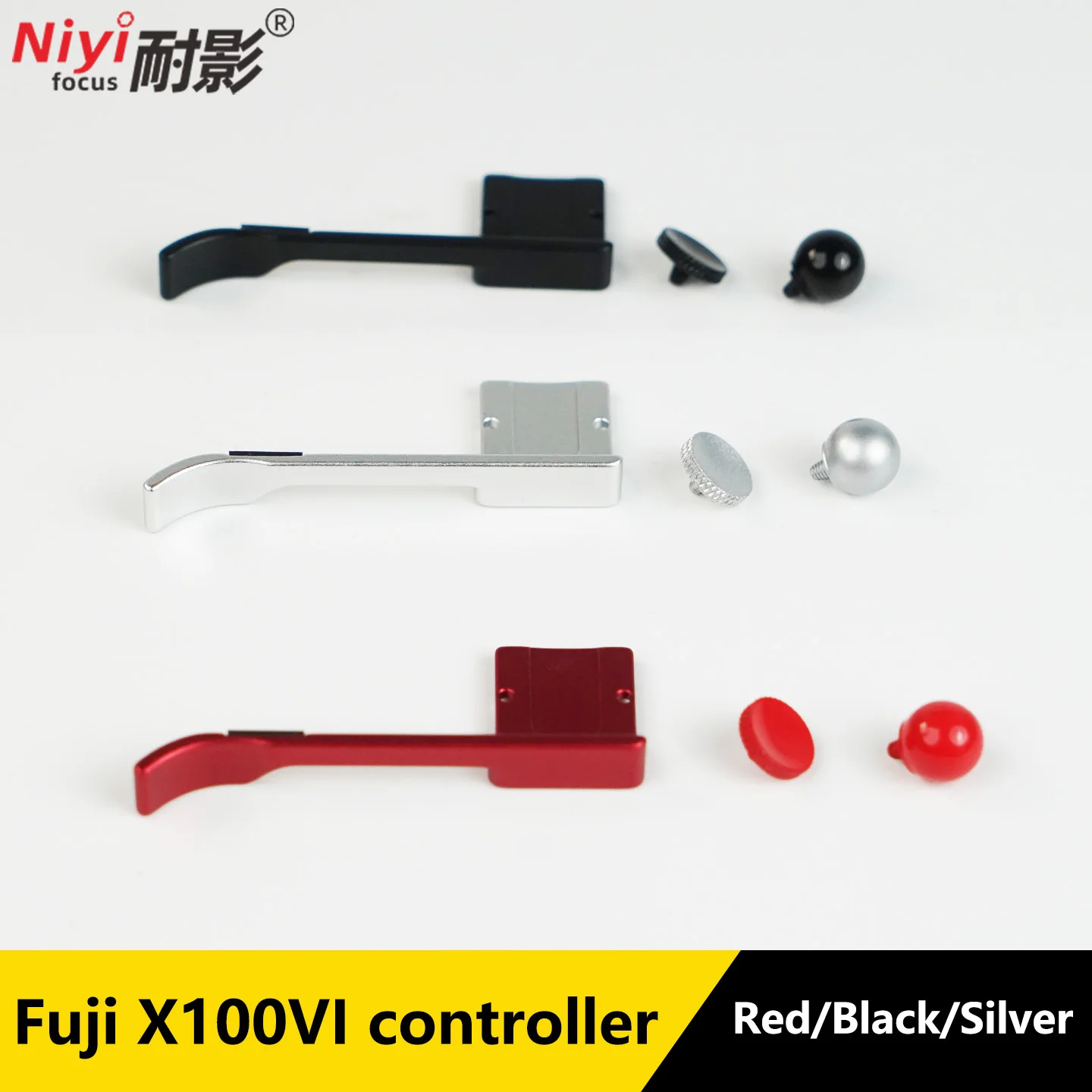 ل Fujifilm X100Vi مقبض قبضة مخصصة المعادن الحذاء الساخن الإبهام حتى قبضة الاصبع ل فوجي X100VI المعادن بقية اليد