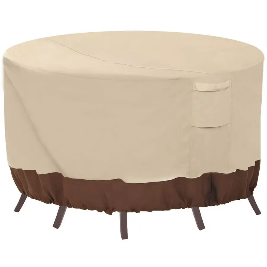

Round Patio Furniture Covers, 100 Waterproof Outdoor Table Chair Set Covers, AntiFading Cover for Outdoor Furniture Set, UV Resi