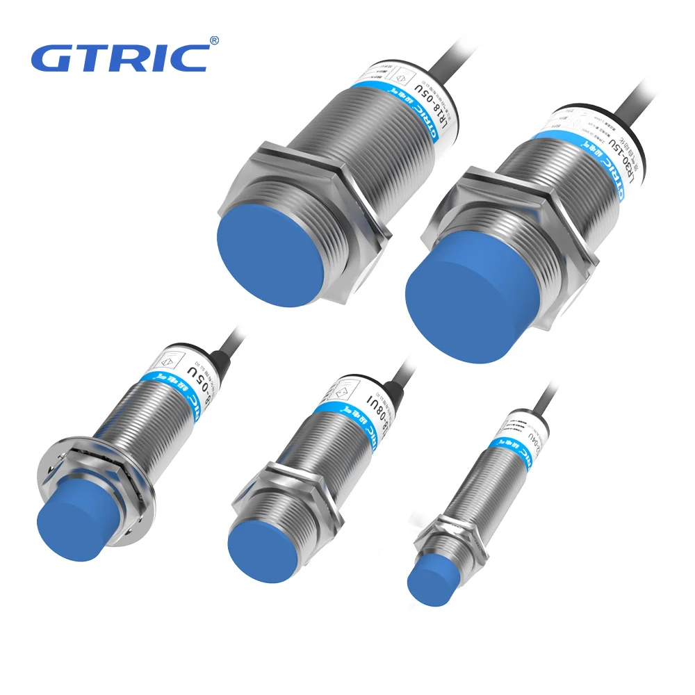 GTRIC Analog Linear Displacement Proximity Sensor M12 M18 M30 0-10V Voltage or 4-20mA Current Output Inductive Switch