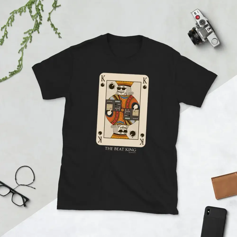 Beatmaker King Card T Shirt For Music Producer And Dj