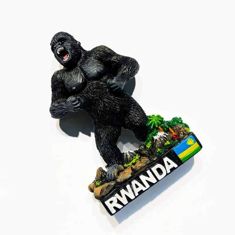 جمهورية رواندا مغناطيس الثلاجة البركان الحديقة الوطنية السفر الهدايا التذكارية كيغالي الثلاجة ملصقات ديكور المنزل هدايا الزفاف